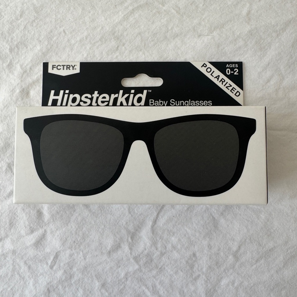 Hipsterkid Black Baby Sunglasses - Polarized w/Guarentee